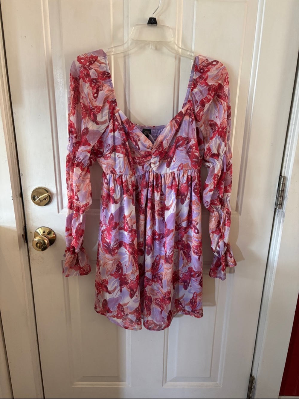 wild fable Pink & Lavender Floral V-Neck Tunic